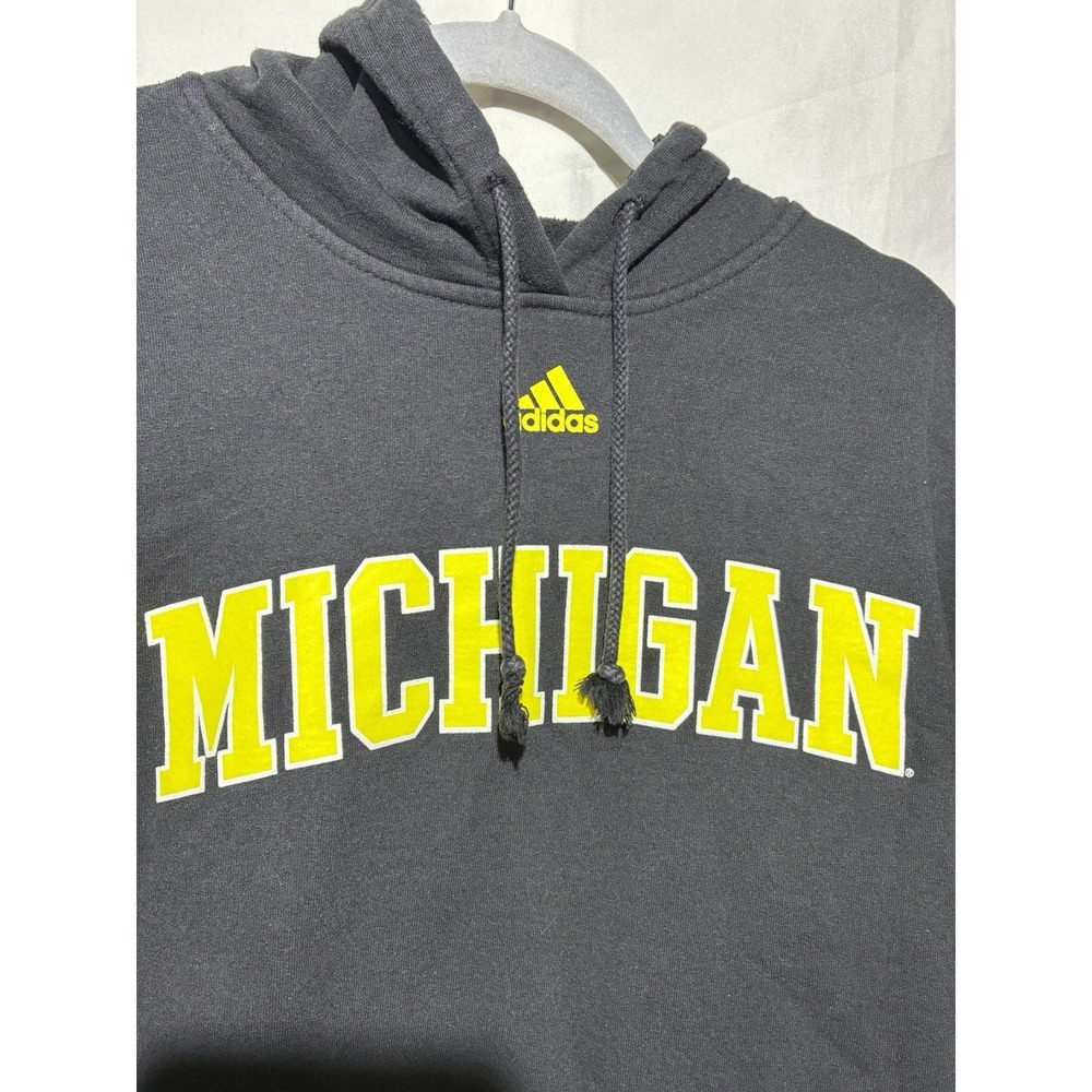 Vintage Adidas Michigan Wolverines Large Pullover Hoodie Sellout